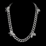Fashion Butterfly Hip Hop Necklace