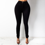 2021 Hot Sale Pants Solid Color Slim Sexy Thin Fashion Women Long Leggings S-3XL