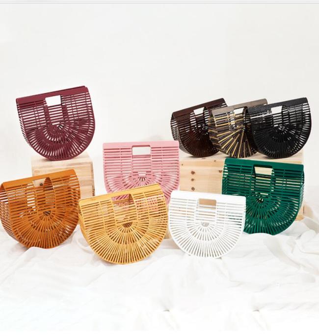 Color Beach Bamboo Purse