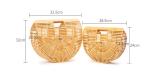 Color Beach Bamboo Purse