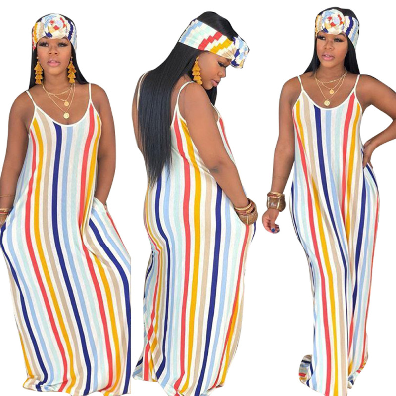 Halter Neck Floral Printed Maxi Dress S-XXL