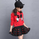 New Lovely Cute  Girl Two Piece Dress