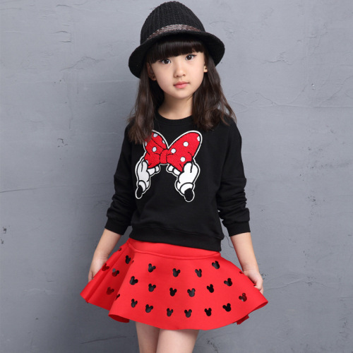 New Lovely Cute  Girl Two Piece Dress