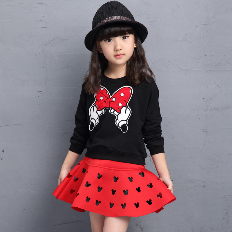 New Lovely Cute  Girl Two Piece Dress