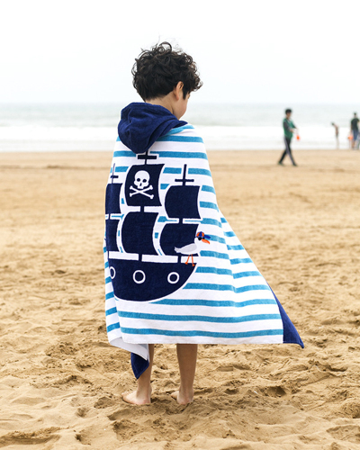 2021 Newest Beach Cover Ups Baby Soft Cartoon Hooded Towel Children Swim Beach Bath Wear Kids Bathrobe