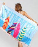 High Quality Printed Beach Towel Microfiber Quick Dry Sand Free Recycled custom Beach Towel 80*160CM