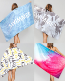High Quality Printed Beach Towel Microfiber Quick Dry Sand Free Recycled custom Beach Towel 80*160CM