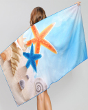 High Quality Printed Beach Towel Microfiber Quick Dry Sand Free Recycled custom Beach Towel 80*160CM