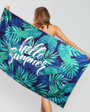 High Quality Printed Beach Towel Microfiber Quick Dry Sand Free Recycled custom Beach Towel 80*160CM