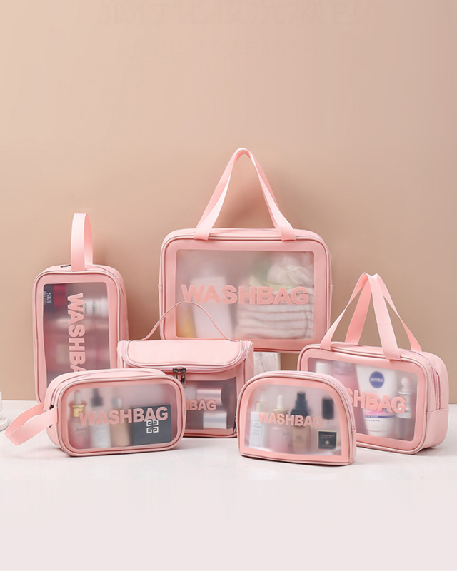 Beach Swim Makeup-Bag Waterproof Women Travel-Organizer Cosmetic Transparent Large-Capacity