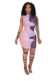 Sleeveless Sexy See Through Hot Dress S-XXL