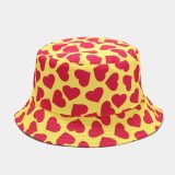New Fashion Reversible Black White Cow Pattern Bucket Hats Fisherman Caps For Women Gorras Summer