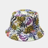 Unisex Bucket Hat Women Men Summer Hat Cartoon Print Sunscreen Sun Hat Panama Caps Fisherman Cap Outdoor Sunshade Cap Hat