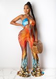 Women Sexy Cross Strappy Hollow Out Jumpsuit S-XL