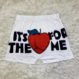 Printed Women Polyester Shorts S-3XL