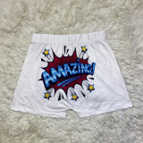 Printed Women Polyester Shorts S-3XL