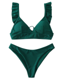 New Sunflower Bikini European And American Sexy Triangle Swimsuit