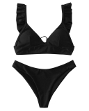 New Sunflower Bikini European And American Sexy Triangle Swimsuit