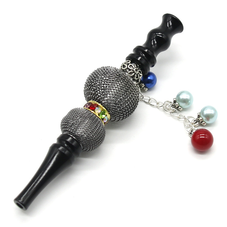 Hookah Tips Metal Dazzle Colour Alloy Zircon Nozzle Diamond Removable
