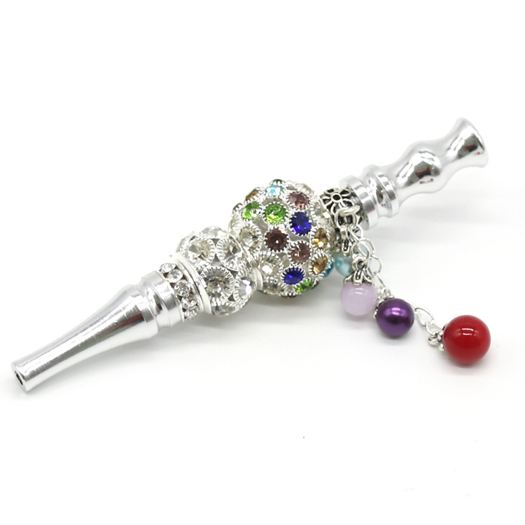 Hookah Tips Diamond Hookah Accessories Luxurious Cigarette Holder Hose Interface Accessories