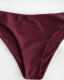 Printed Sexy Simple Style Triangle Bikini Two-piece Swimsuit