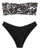 Printed Cactus Multicolor Sexy Wipe Chest Split Body Swimsuit Female