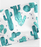Printed Cactus Multicolor Sexy Wipe Chest Split Body Swimsuit Female