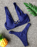 Different style women navy blue swimwear