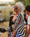 Zebra Stripes Beach Cover Up