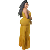 Plus Size Solid Color New Arrival Two Piece Pant Set XL-4XL