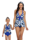 Wholesale New Belly Conceals Parent-child Two Pieces Swimwear S-XL
