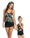 Wholesale New Belly Conceals Parent-child Two Pieces Swimwear S-XL