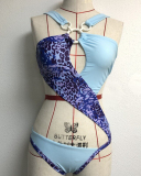 Patchwork Bathing Suit Sexy Micro Swimsuit Women One Piece Swimwear