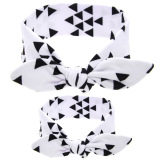Mom And Kids Cute Printed Headband