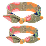 Mom And Kids Cute Printed Headband