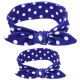 Mom And Kids Cute Printed Headband