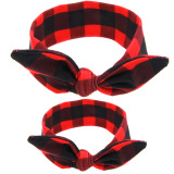 Mom And Kids Cute Printed Headband