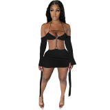 Hollow Out Women Sexy Party Dress