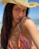  Sexy Swimwear Broken Flower Two-piece Swimsuit