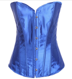 Ladies Classic Satin Bustier Corset Solid Glossy Hourglass Strapless Overbust Lace up Corset Top Waist Cincher Sexy Lingerie
