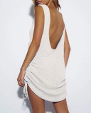 Lady Loose Strappy halter Top Bikini Blouse S-XL
