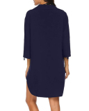 Lady Fashion Deep V Beach Sunblock Blouse S-XXXL