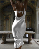 Strap Backless Sexy Dress Nightclub Style Evening Dress