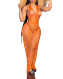 V-neck Crochet Women New Beach Dress