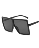INS Style Big Box Fashion Trend Box Personality Slim Sunglasses Multicolor