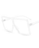 INS Style Big Box Fashion Trend Box Personality Slim Sunglasses Multicolor
