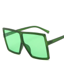 INS Style Big Box Fashion Trend Box Personality Slim Sunglasses Multicolor
