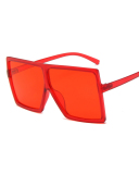 INS Style Big Box Fashion Trend Box Personality Slim Sunglasses Multicolor
