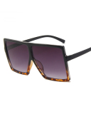 INS Style Big Box Fashion Trend Box Personality Slim Sunglasses Multicolor