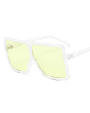 INS Style Big Box Fashion Trend Box Personality Slim Sunglasses Multicolor